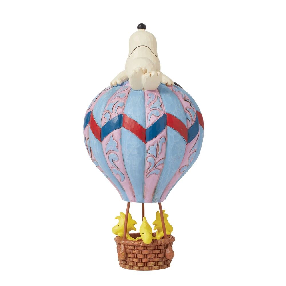 Peanuts by Jim Shore - Snoopy Laying on Hot Air Balloon