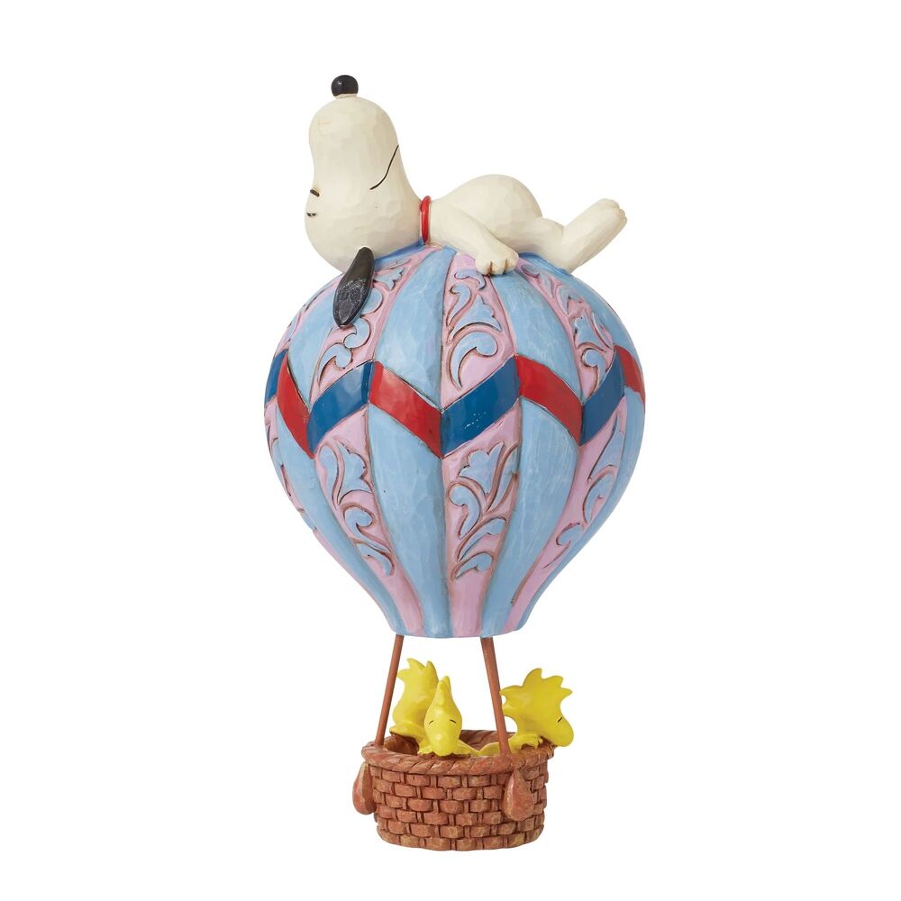 Peanuts by Jim Shore - Snoopy Laying on Hot Air Balloon