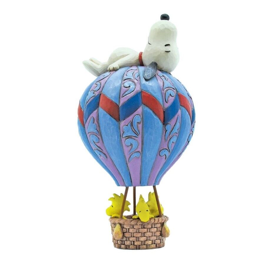 Peanuts by Jim Shore - Snoopy Laying on Hot Air Balloon