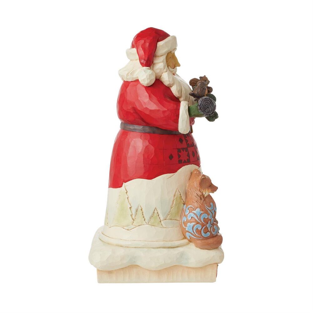Jim Shore Heartwood Creek - Santa with Animals Statue