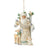 Jim Shore Heartwood Creek White Woodland - Santa Noel Hanging Ornament