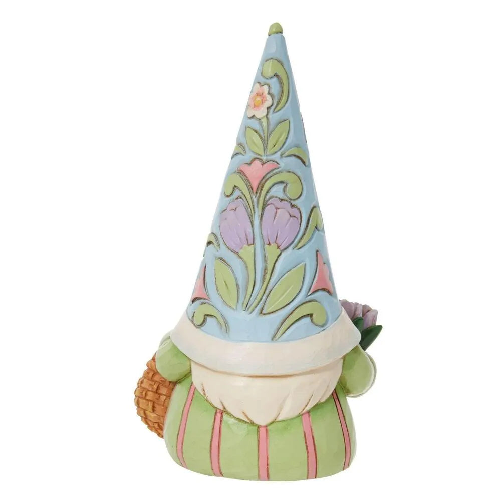 Jim Shore Heartwood Creek Gnomes - Basket Of Eggs Easter Gnome