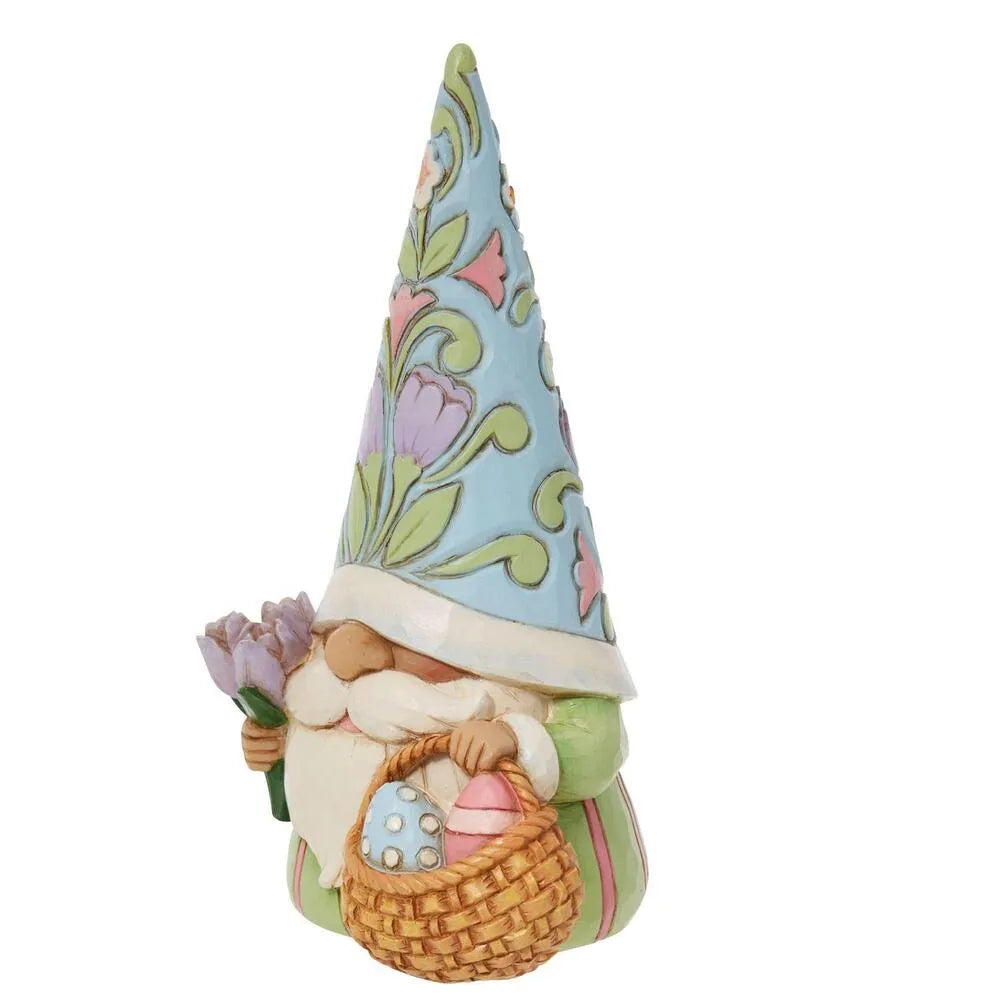 Jim Shore Heartwood Creek Gnomes - Basket Of Eggs Easter Gnome