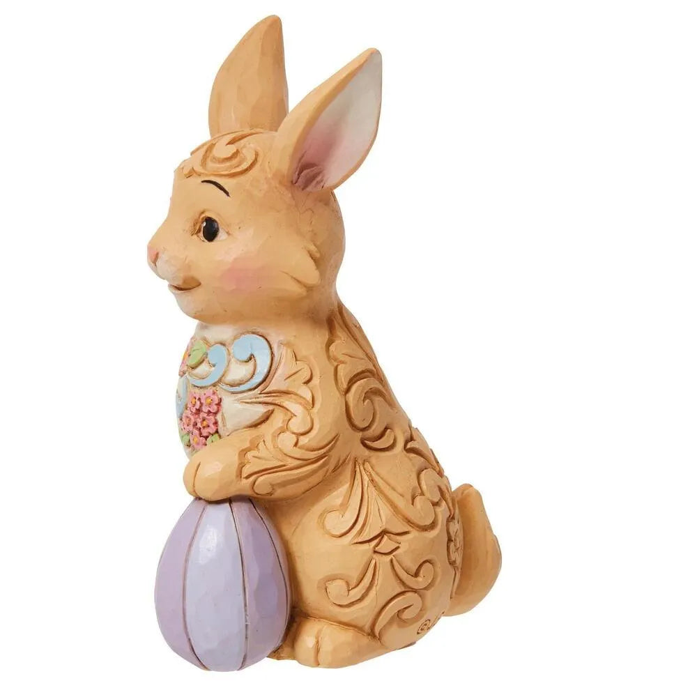 Jim Shore Heartwood Creek Easter - Mini Floral Easter Bunny