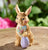Jim Shore Heartwood Creek Easter - Mini Floral Easter Bunny