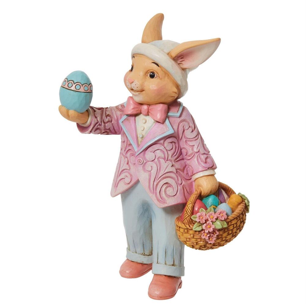 Jim Shore Heartwood Creek - Bunny with Egg Pint Sized Figurine