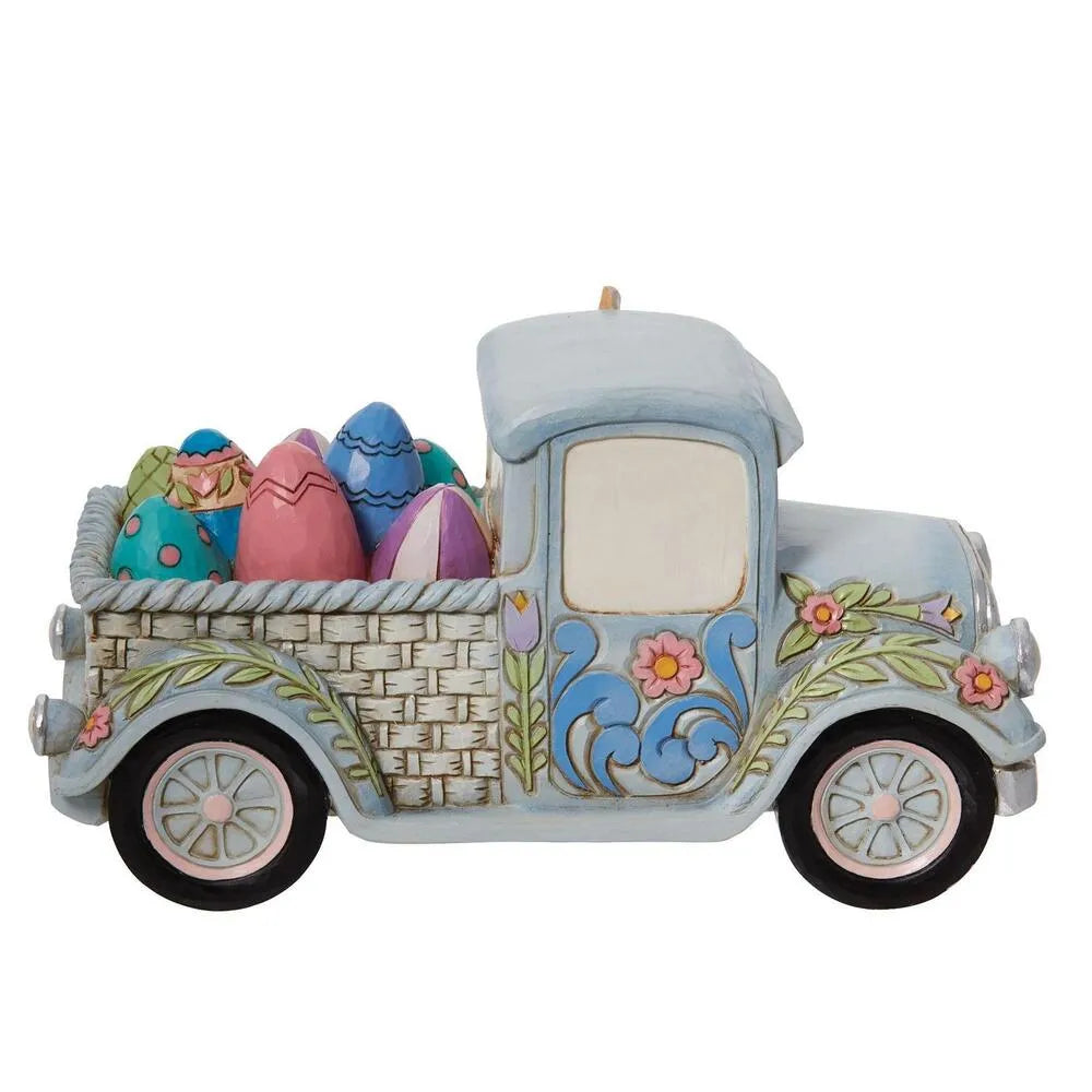 Jim Shore Heartwood Creek Easter - Easter Truck With Eggs