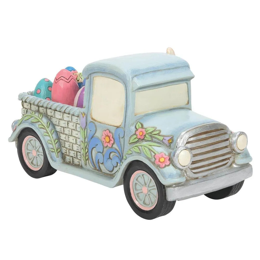 Jim Shore Heartwood Creek Easter - Easter Truck With Eggs