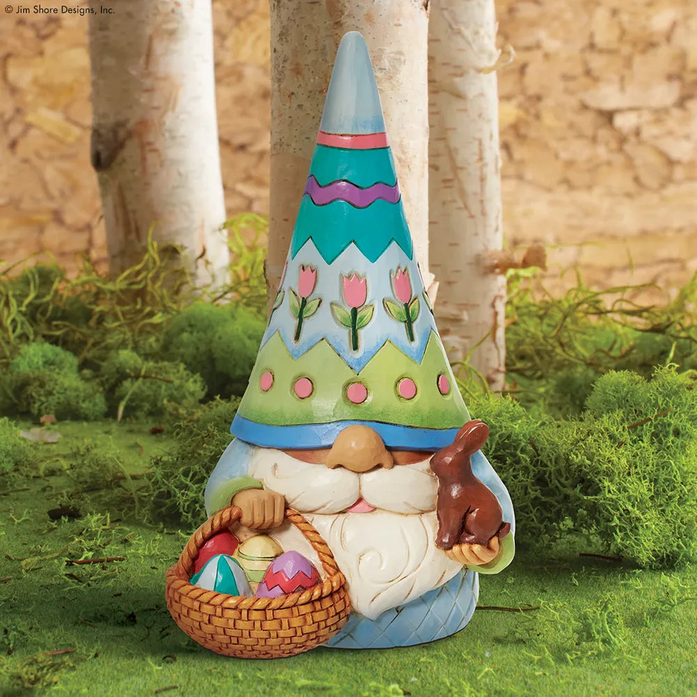 Jim Shore Heartwood Creek Gnomes - Chocolate Bunny Easter Gnome