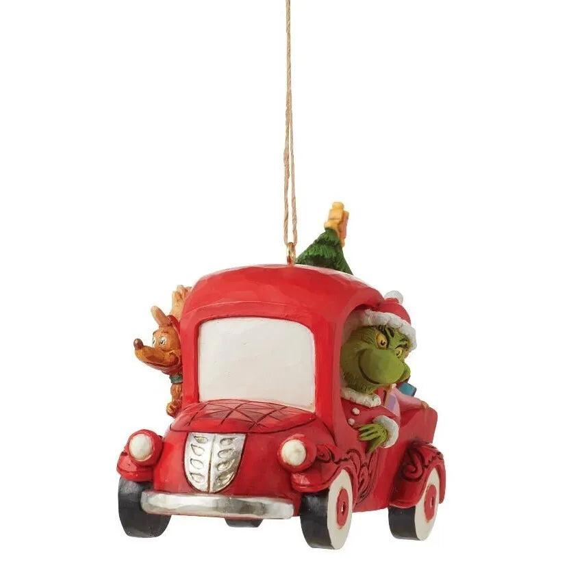 Dr Seuss The Grinch by Jim Shore - Grinch Red Truck Hanging Ornament