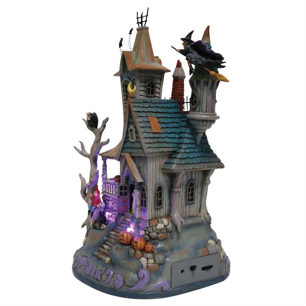 Jim Shore Heartwood Creek - LED Musical Haunted House Masterpiece