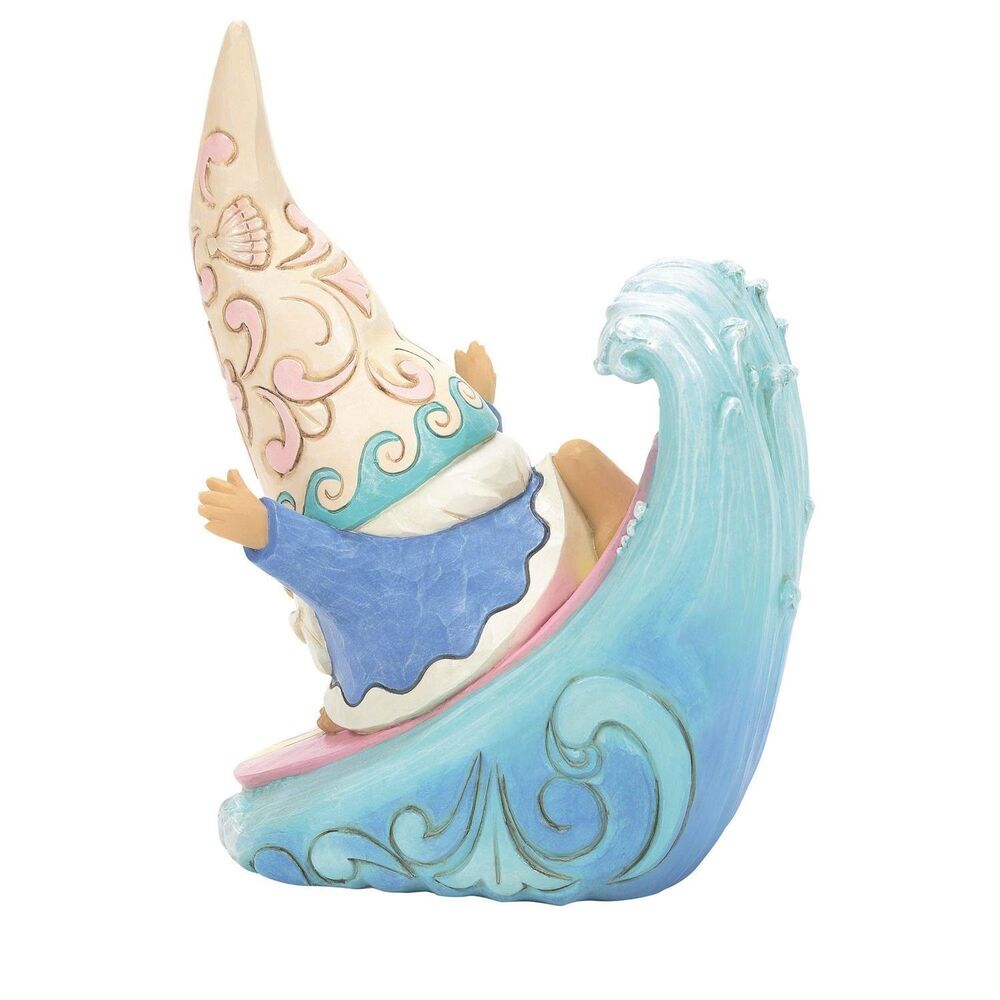 Jim Shore Heartwood Creek Coastal Christmas - Gnome Surfing