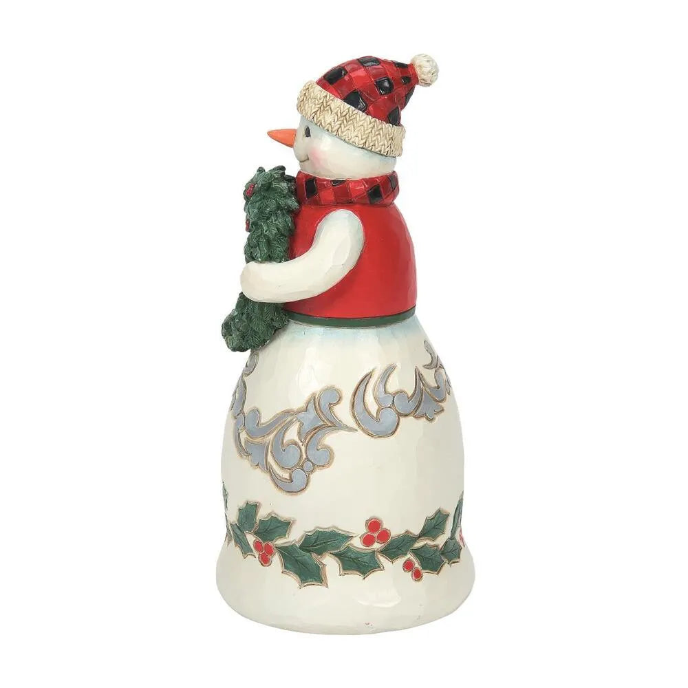 Jim Shore Heartwood Creek Highland Glen - Snowman with Vest