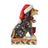 Jim Shore Heartwood Creek Highland Glen - Dog with Plaid Scarf