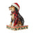 Jim Shore Heartwood Creek Highland Glen - Dog with Plaid Scarf