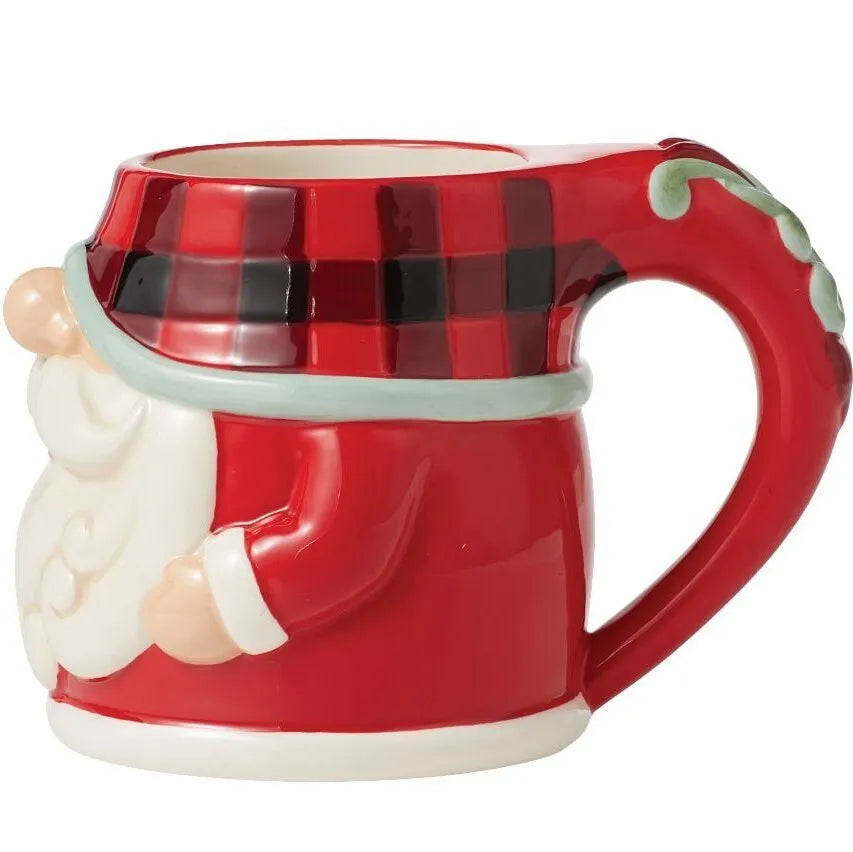Jim Shore Heartwood Creek Highland Glen - Santa Gnome Mug