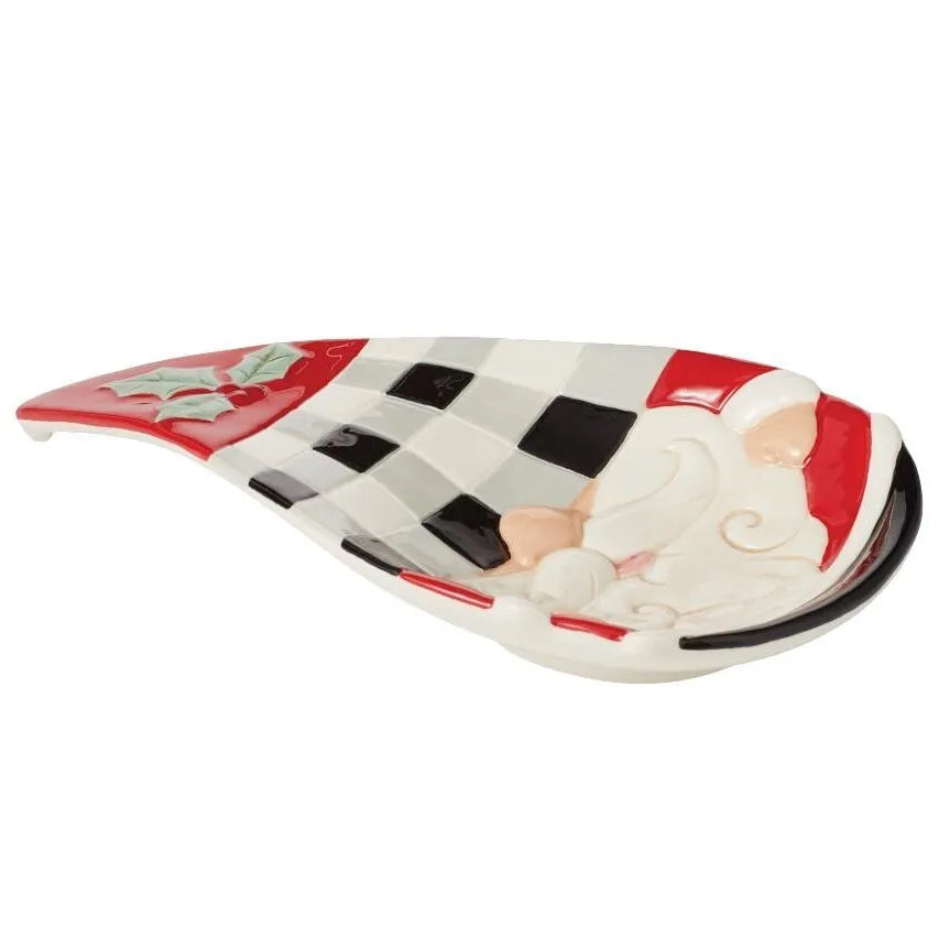 Jim Shore Heartwood Creek Highland Glen - Santa Gnome Spoonrest