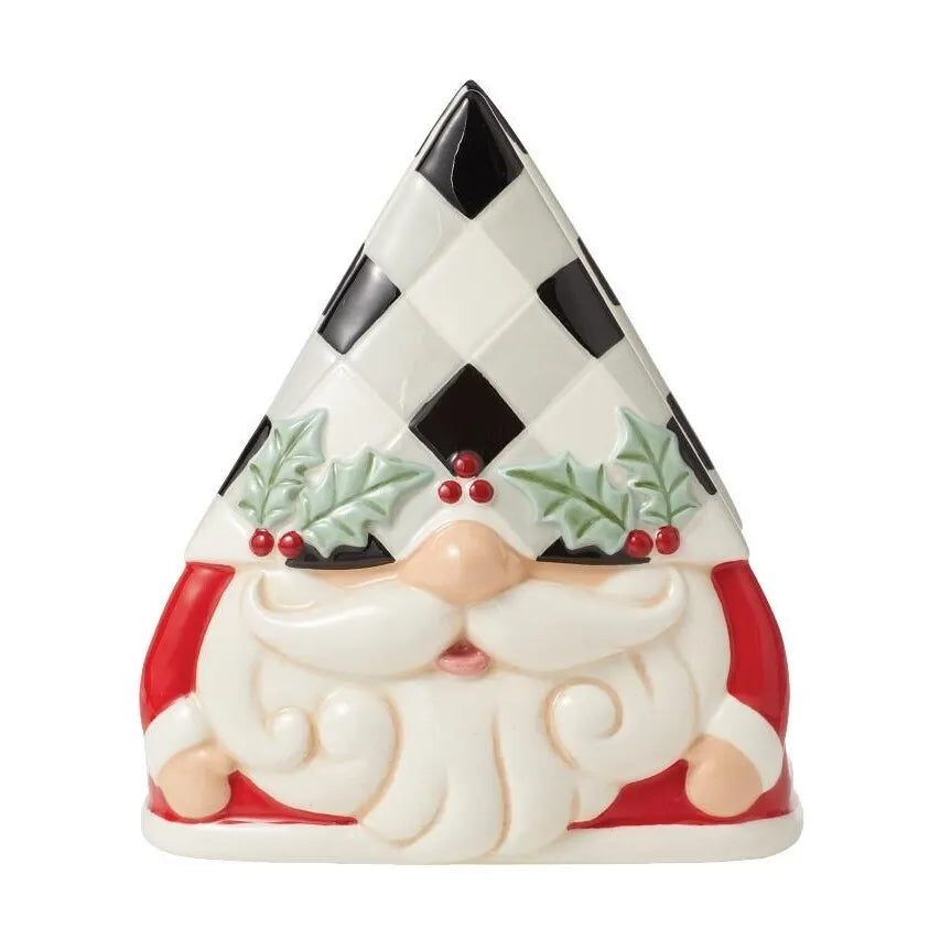Jim Shore Heartwood Creek Highland Glen - Santa Gnome Napkin Holder