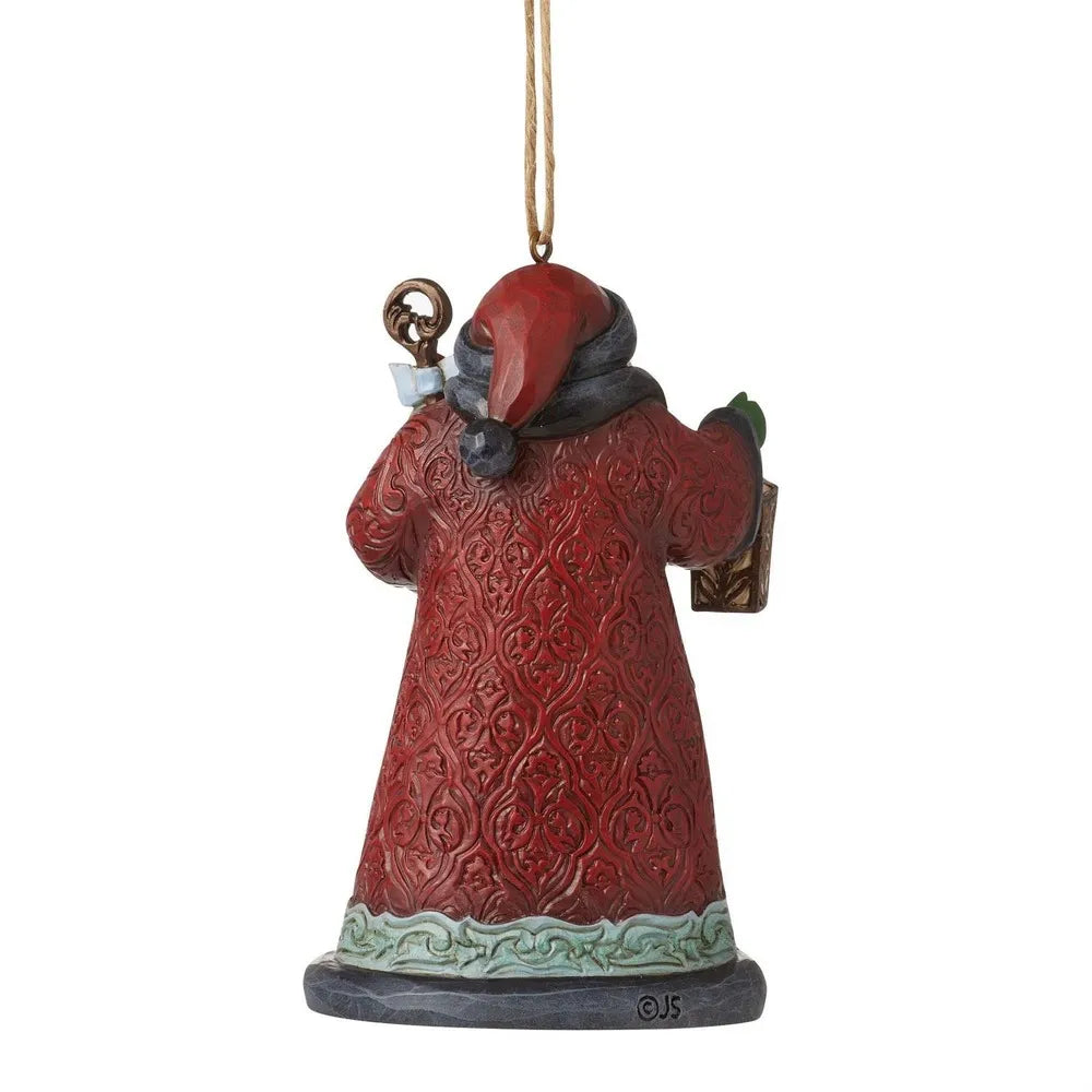 Jim Shore Heartwood Creek Holiday Manor - Santa with Cane Hanging Ornament
