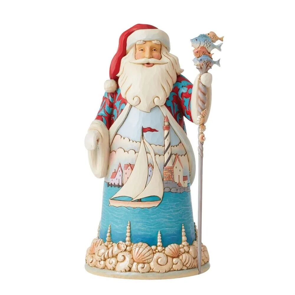 Jim Shore Heartwood Creek Coastal Christmas - Sailing Santa