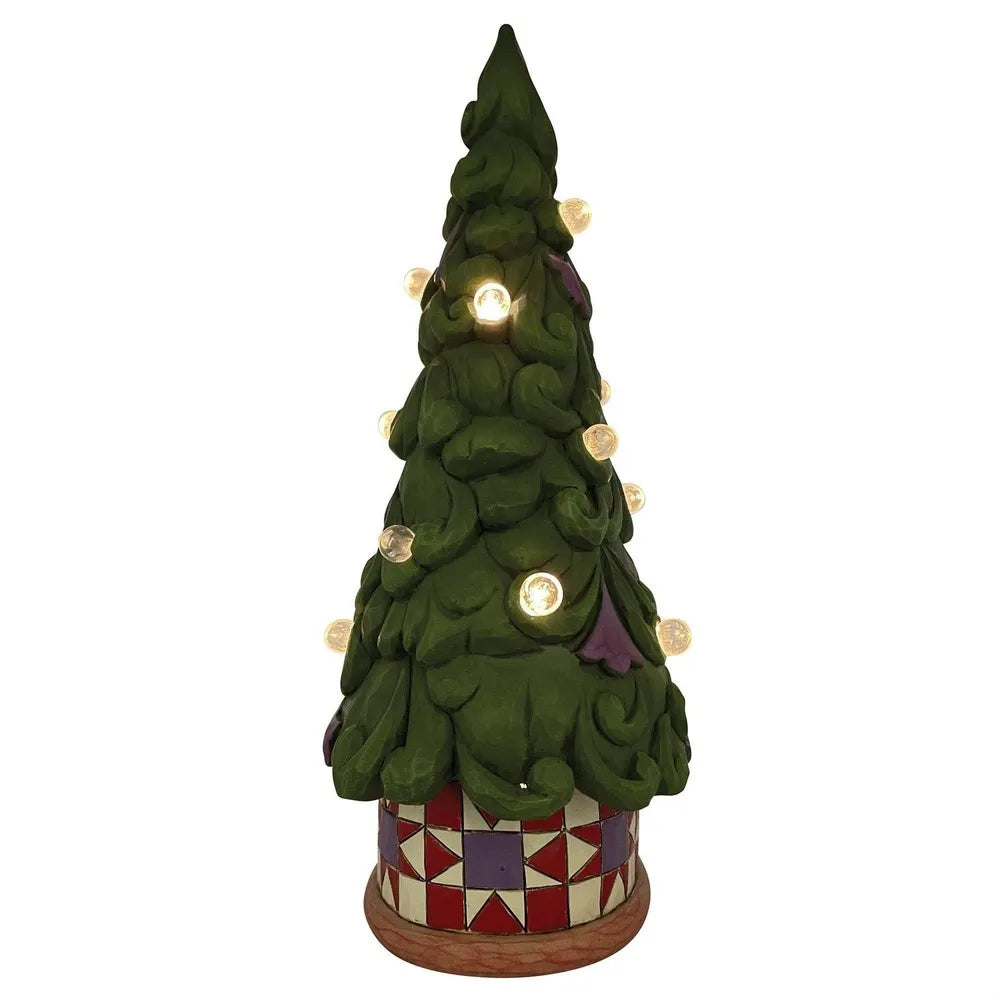 Jim Shore Heartwood Creek - Tree Star Pattern Base