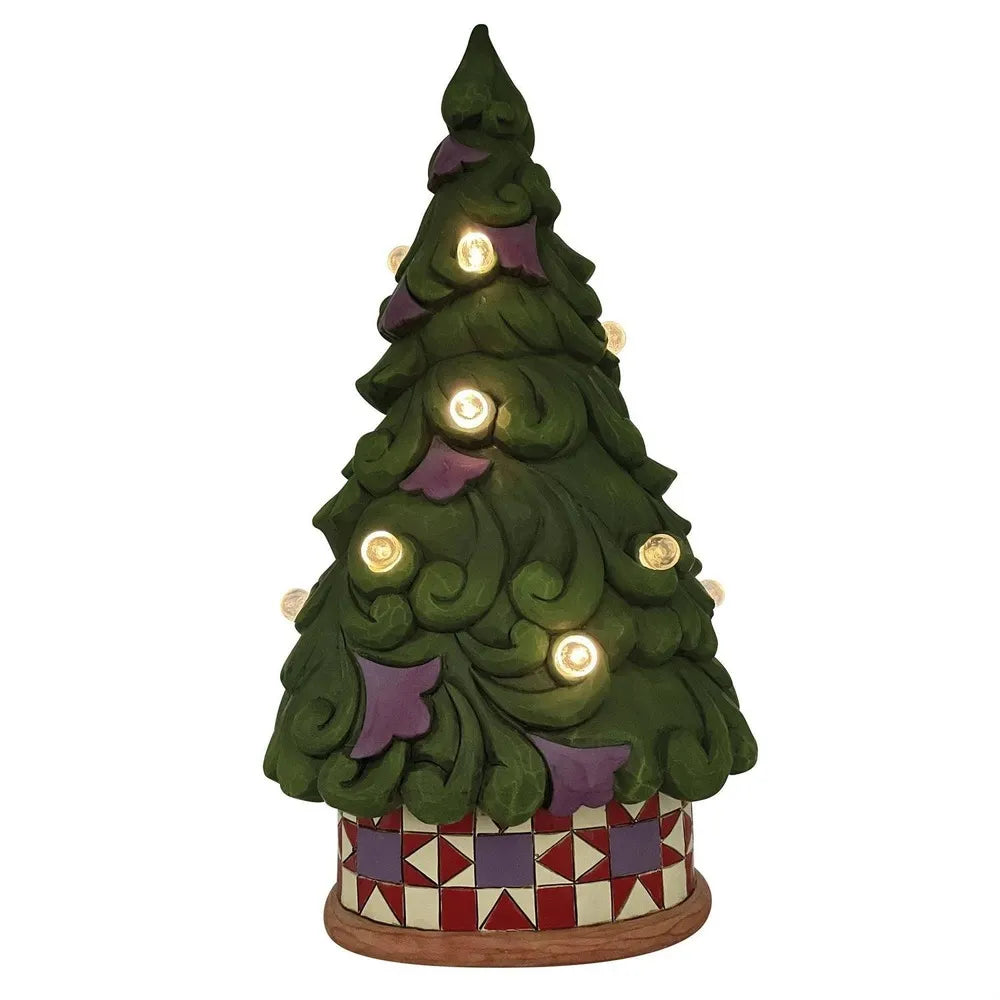 Jim Shore Heartwood Creek - Tree Star Pattern Base