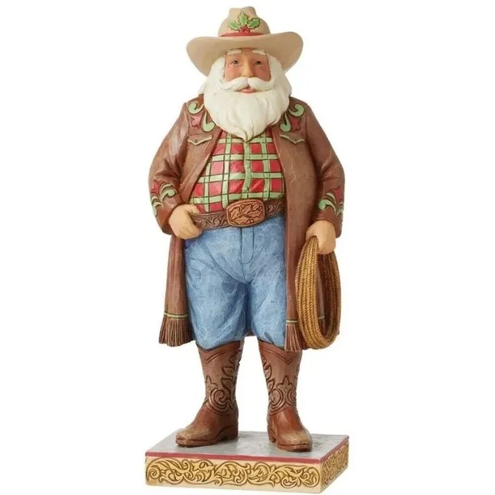 Jim Shore Heartwood Creek - Western Santa