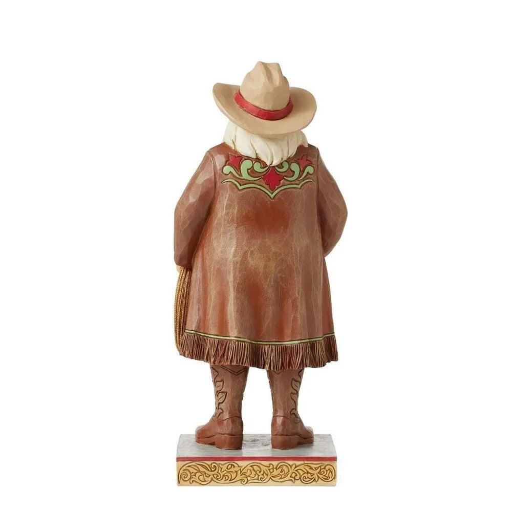 Jim Shore Heartwood Creek - Western Santa (Signed by Jim Shore)