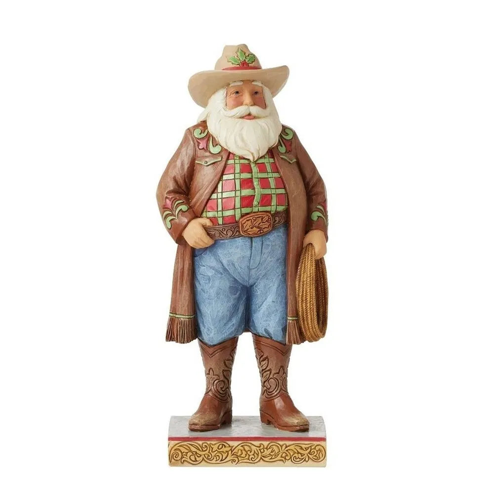 Jim Shore Heartwood Creek - Western Santa (Signed by Jim Shore)
