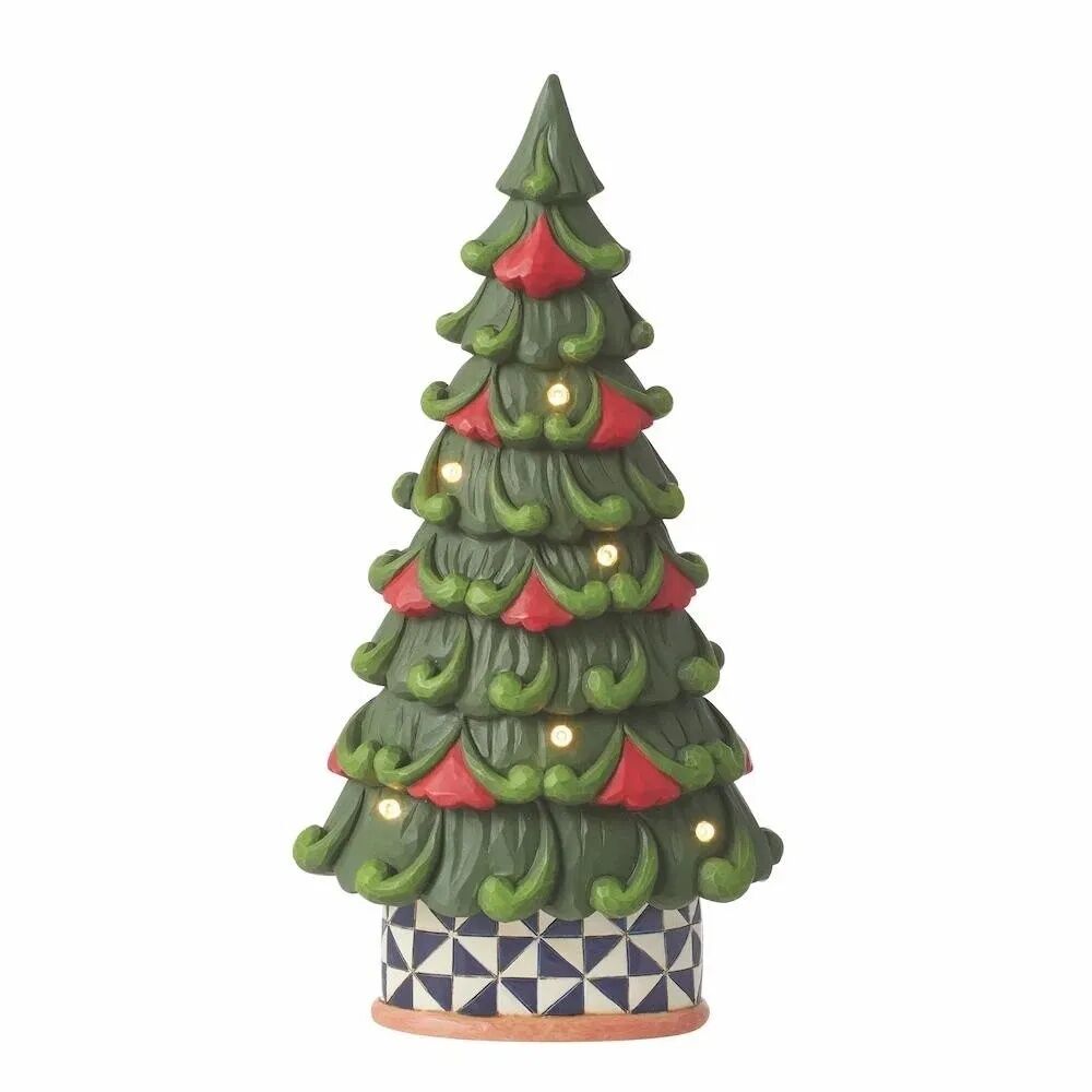 Jim Shore Heartwood Creek - Tree Windmill Pattern Base