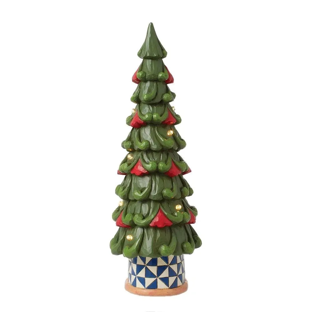 Jim Shore Heartwood Creek - Tree Windmill Pattern Base