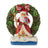 Jim Shore Heartwood Creek - Santa in Light Up Wreath