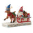 Jim Shore Heartwood Creek Gnomes - Reindeer Pulling Sled