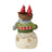 Jim Shore Heartwood Creek - Mini Snowman with Nest on Head