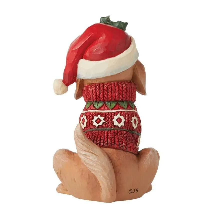 Jim Shore Heartwood Creek - Mini Christmas Dog