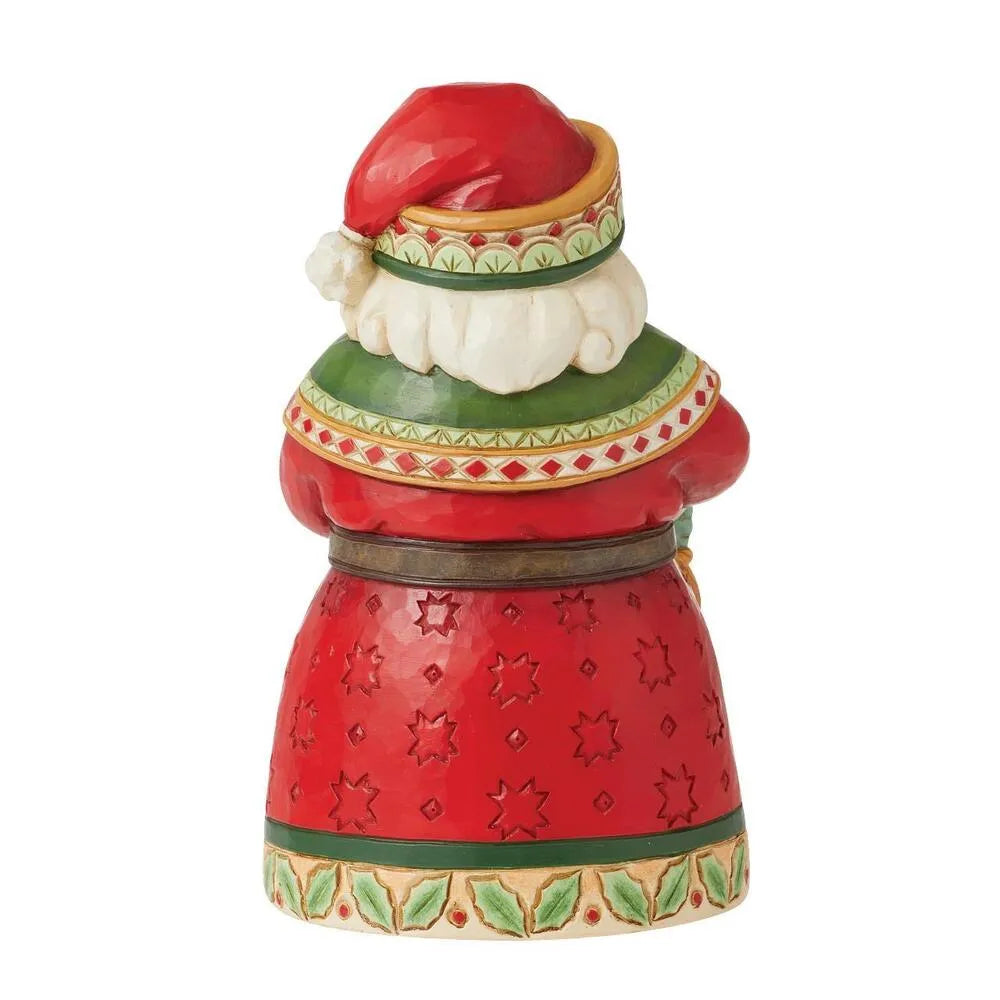 Jim Shore Heartwood Creek - Santa With Cookies Pint Sized