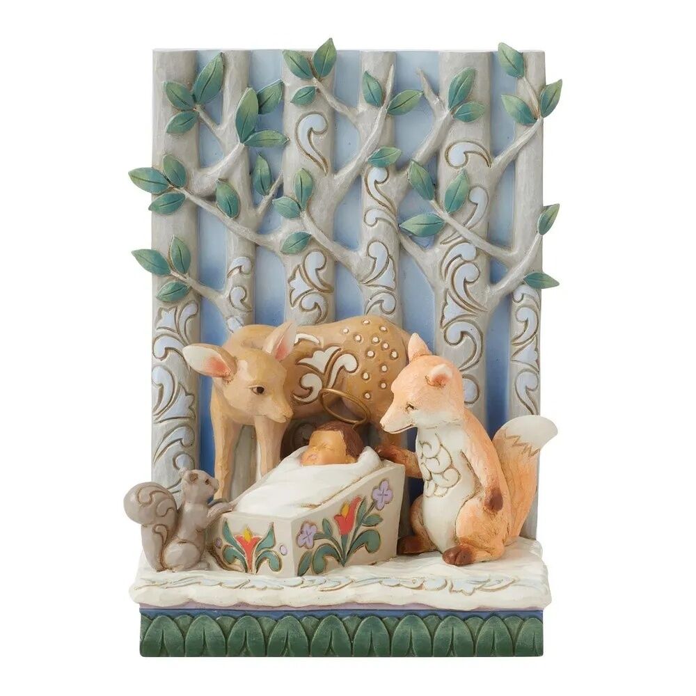Jim Shore Heartwood Creek - Baby Jesus with Animals