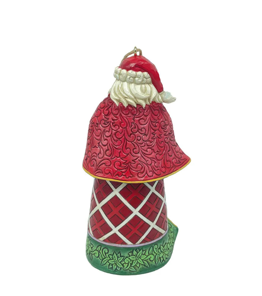 Jim Shore Heartwood Creek - Caroling Santa Hanging Ornament