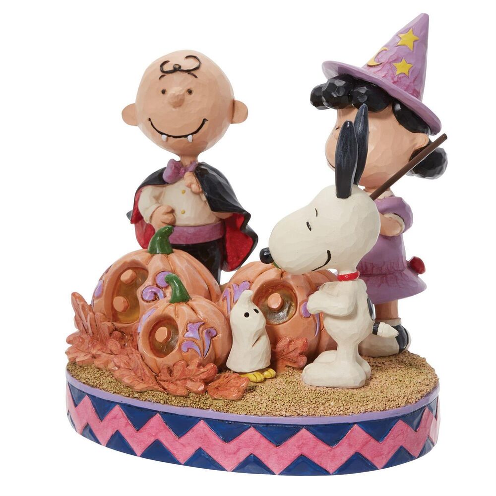 Peanuts by Jim Shore - Halloween Gang Light Up Figurine