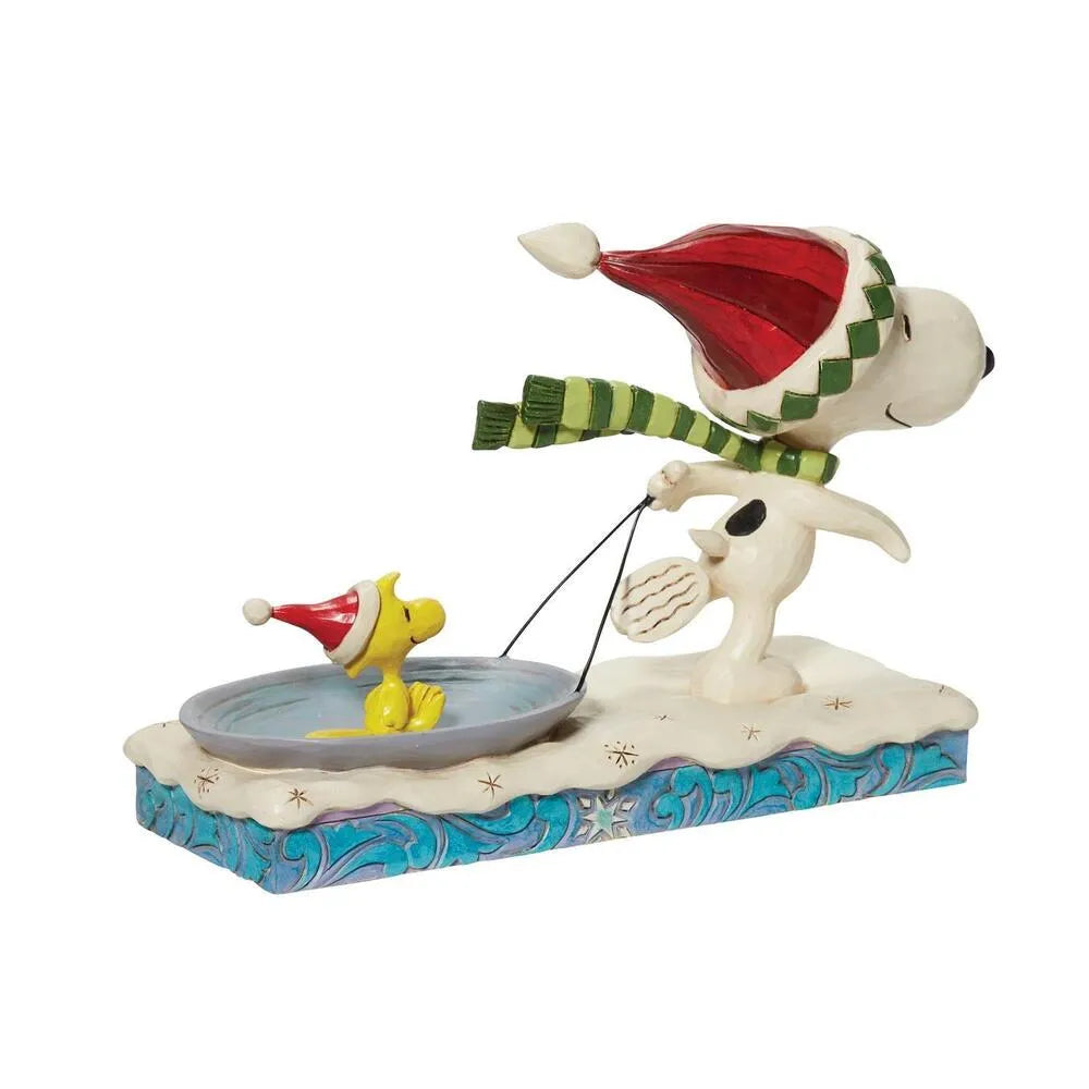 Peanuts by Jim Shore - Snoopy & Woodstock on Saucer