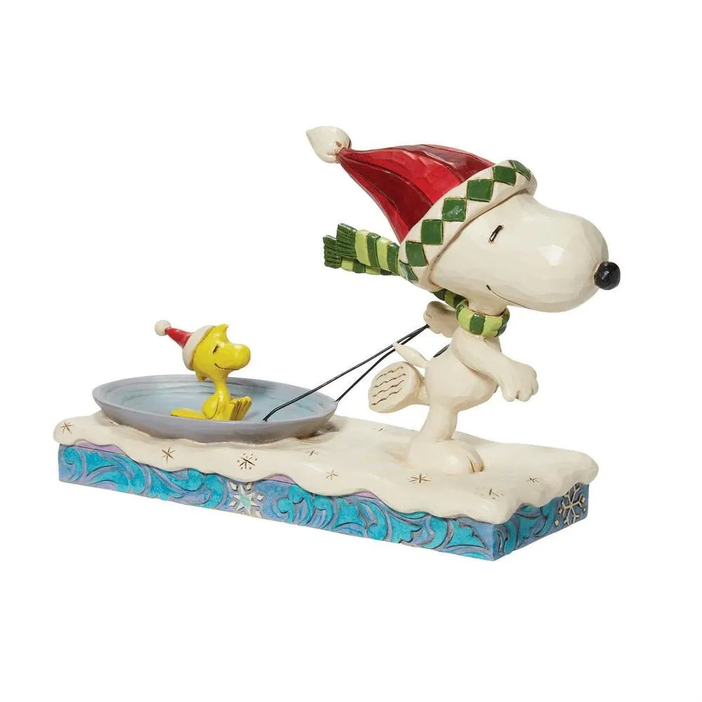 Peanuts by Jim Shore - Snoopy & Woodstock on Saucer