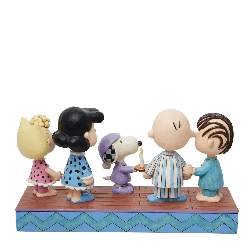 Peanuts by Jim Shore - The Gang in Christmas PJ's