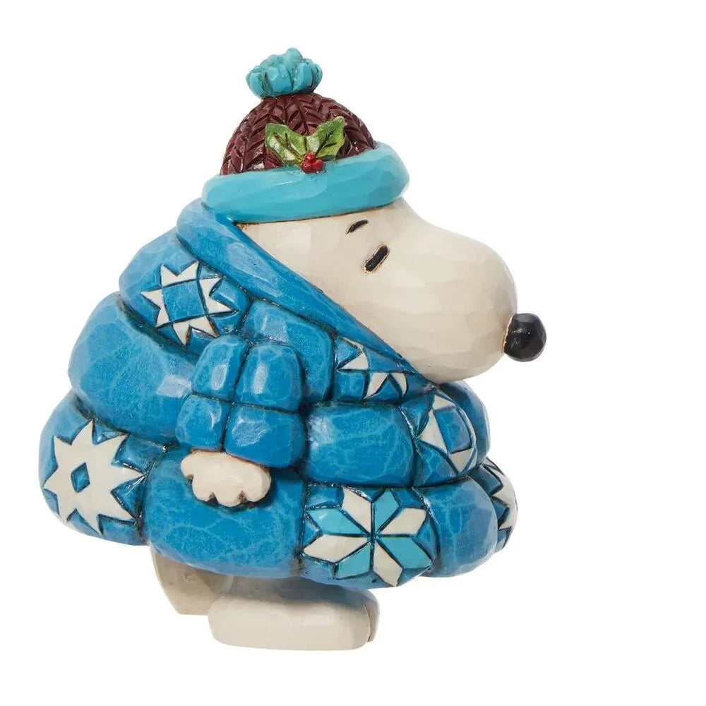 Peanuts by Jim Shore - Snoopy In Puffer Mini Figurine