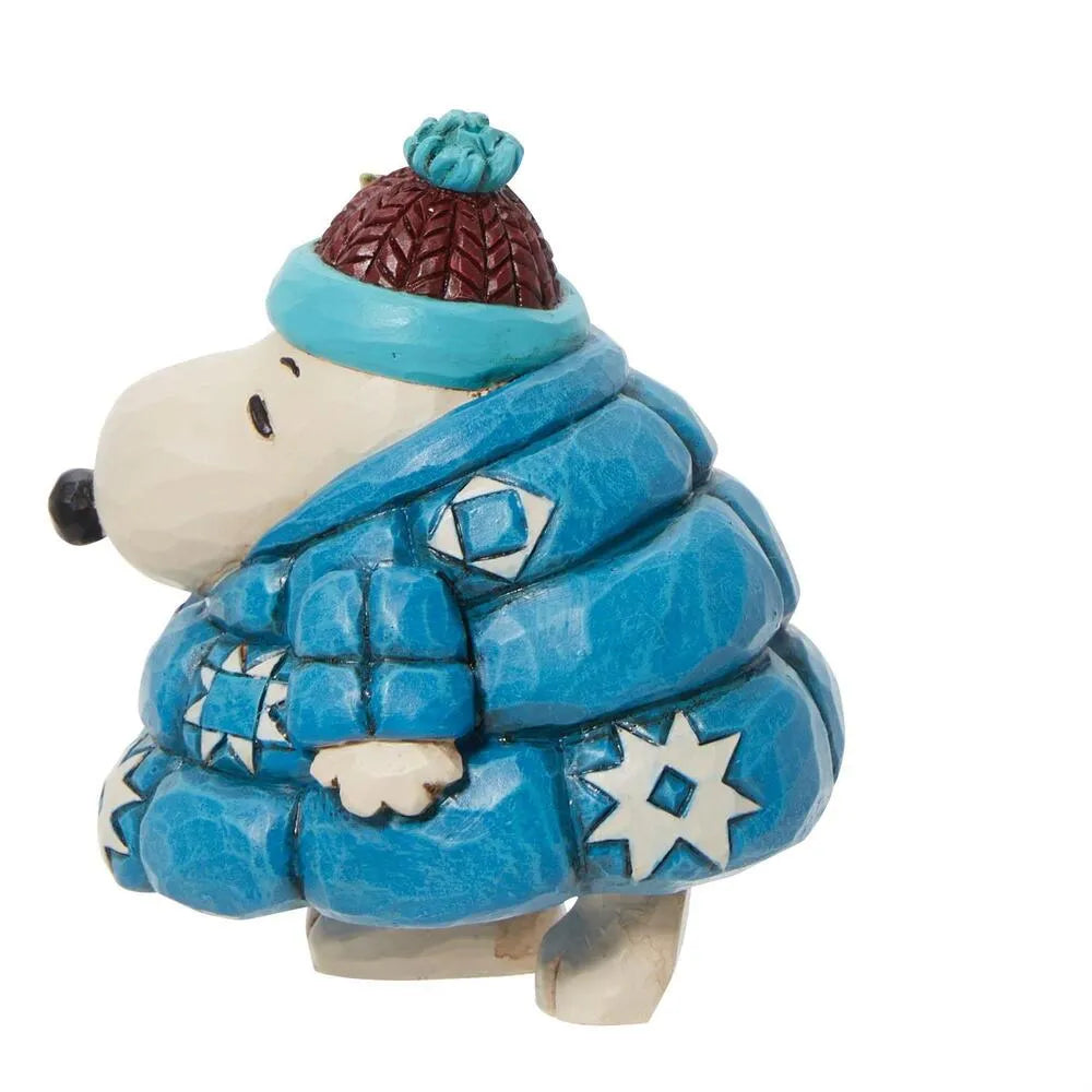 Peanuts by Jim Shore - Snoopy In Puffer Mini Figurine