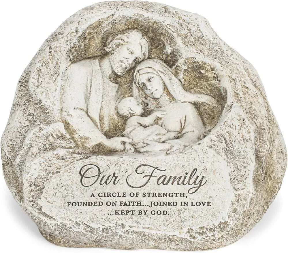 Roman Inc Garden Stone - Holy Family