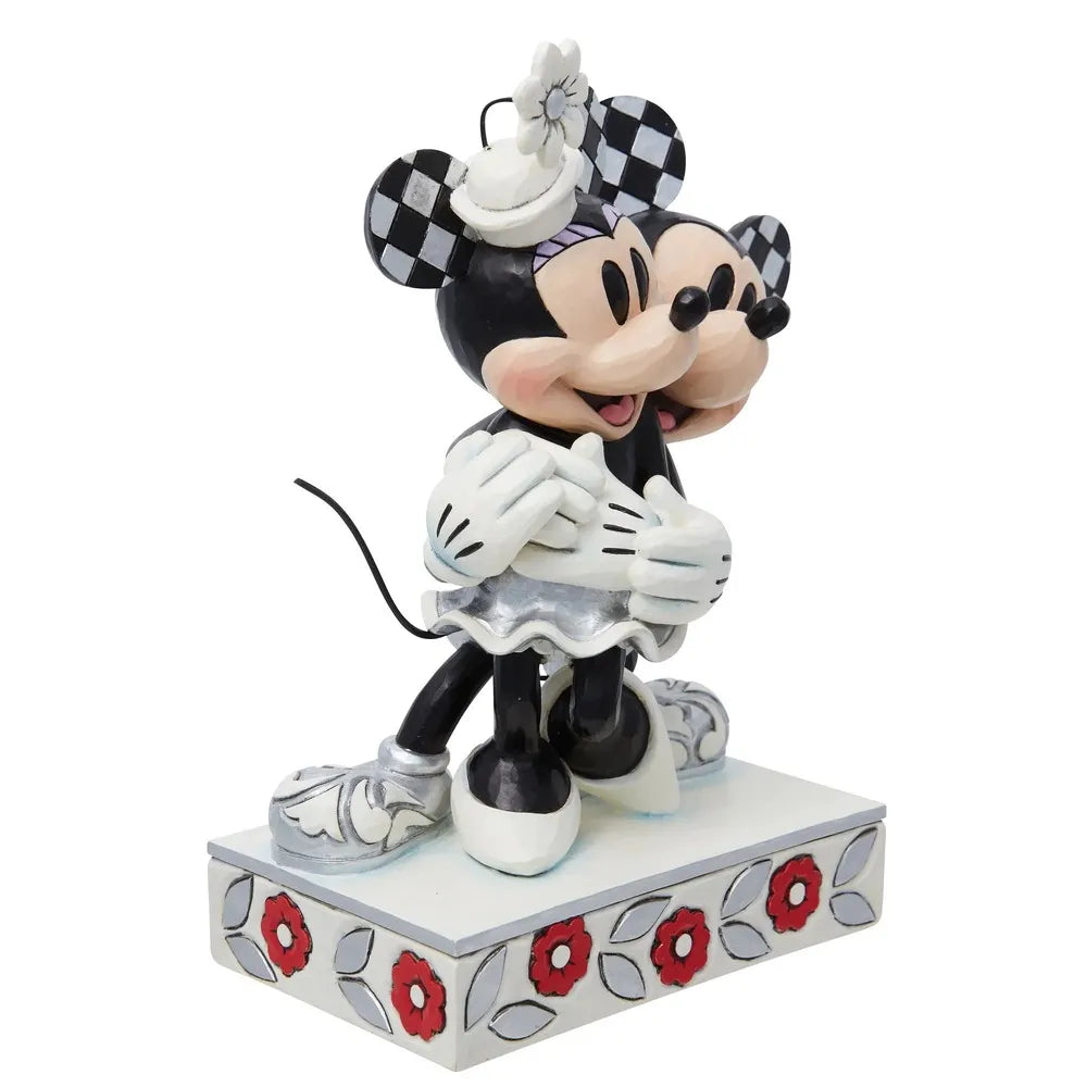 Jim Shore Disney Traditions D100 Special Edition Minnie and Mickey (Signed by Jim Shore)