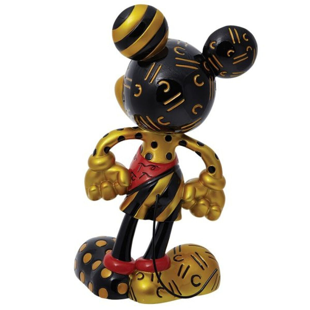 Disney Britto Limited Edition Gold & Black Mickey Mouse Figurine