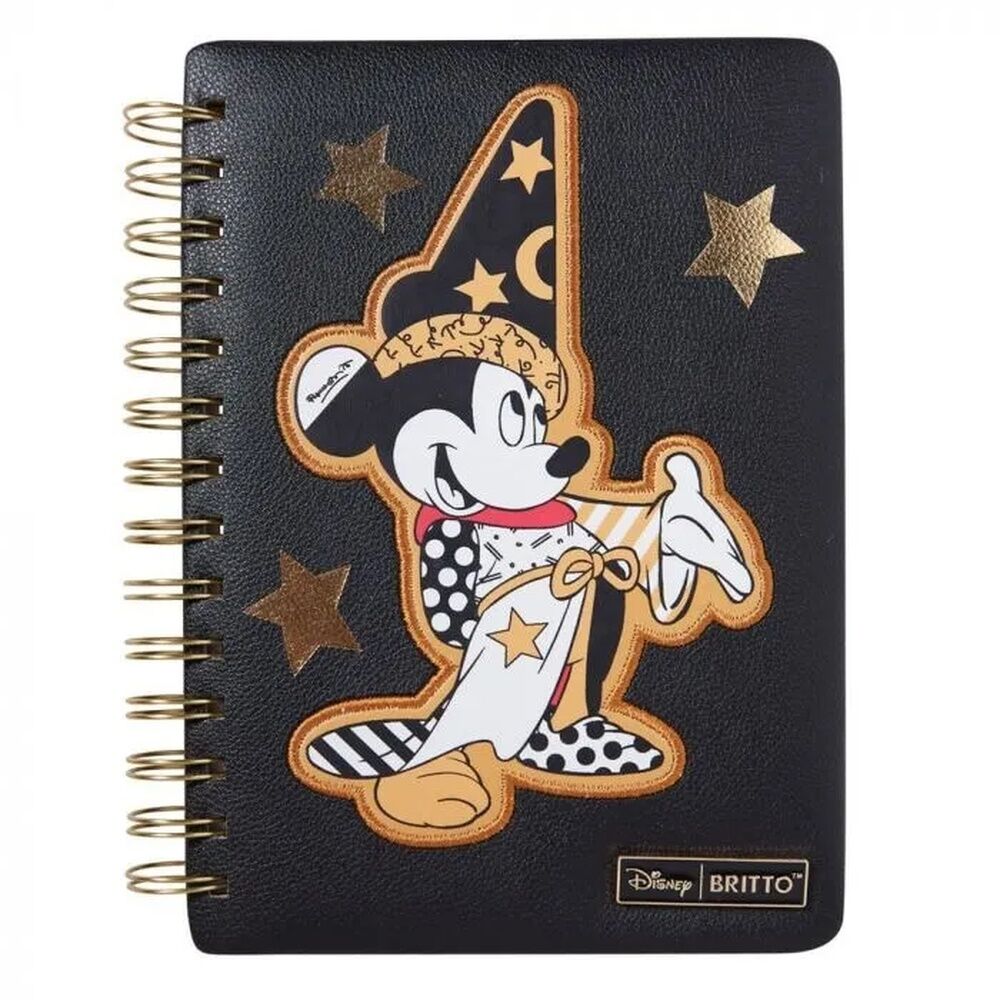 Disney Britto Midas Sorcerer Mickey Notebook