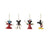 Jim Shore Disney Traditions - Mickey Through the Years Hanging Ornaments Set of 4