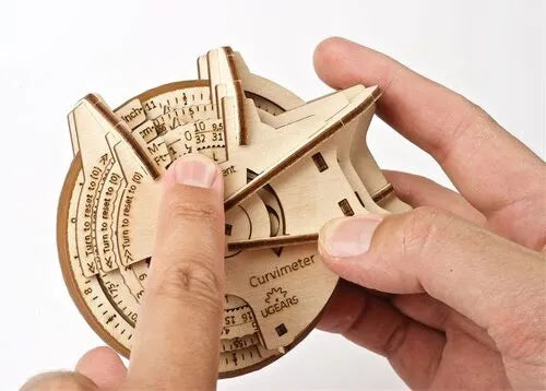 Ugears STEM Lab Wooden Model - Curvimeter